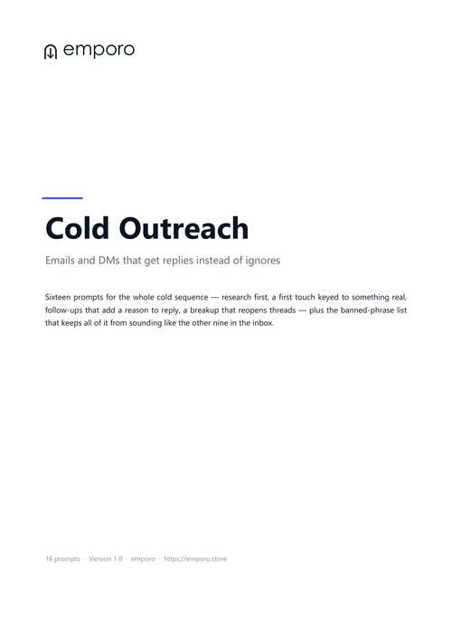 cold-outreach page 1