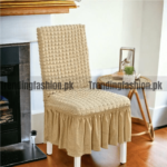 Frill Bubble Chair Covers Light Skin Gold